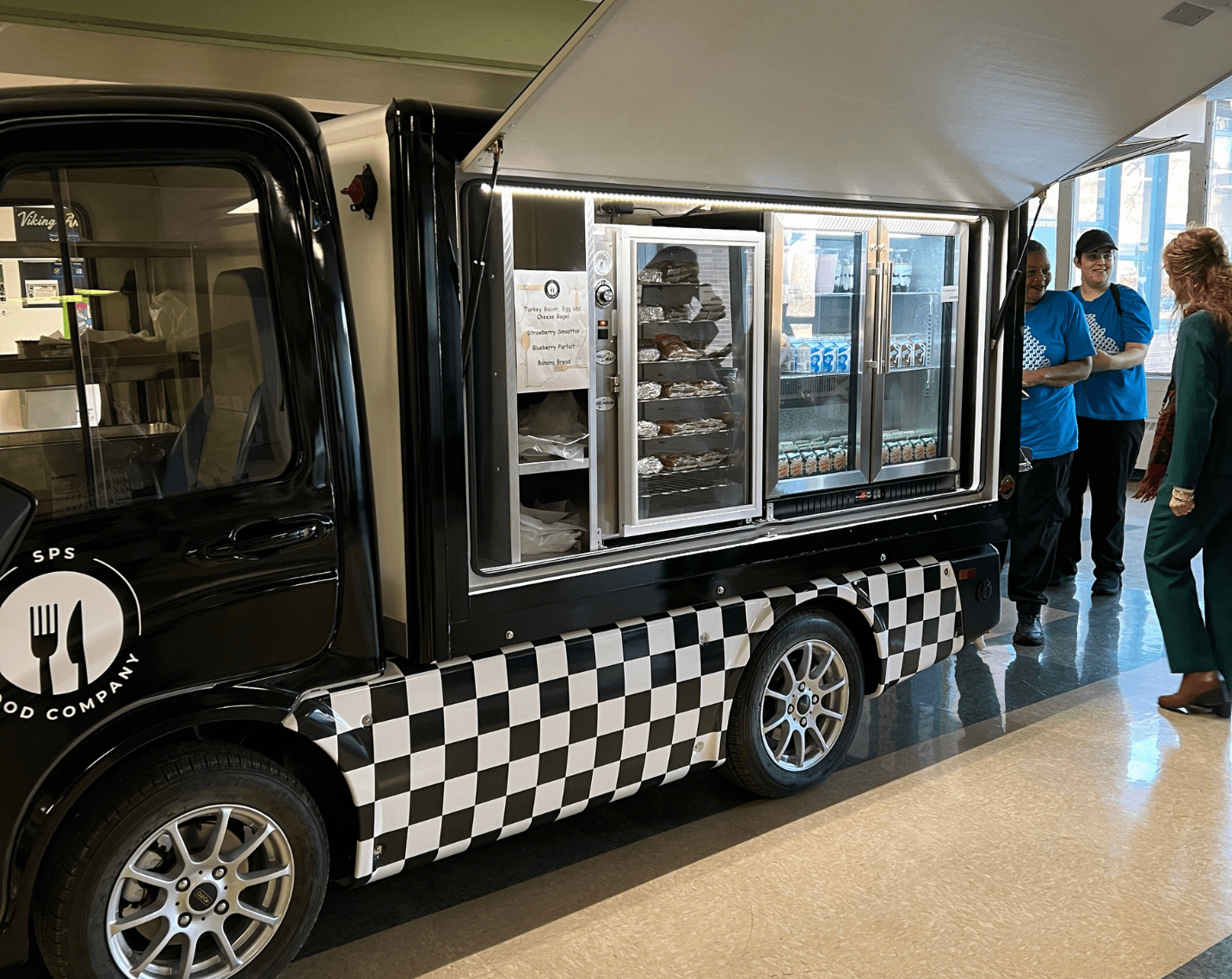 A Godega mobile serving line concept. 